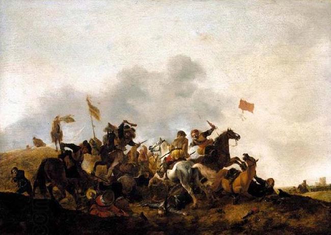 WOUWERMAN, Philips Cavalry Skirmish China oil painting art
